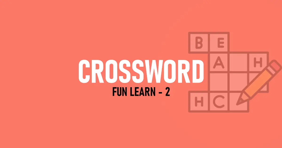 Crossword mcqs 4 exams fun learn 2