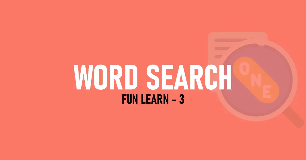 Word search mcqs 4 exams fun learn 3